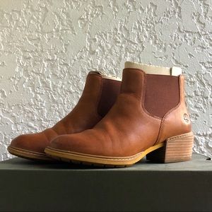 Excellent Condition Timberland Sutherland Bay Chelsea Ankle Boot, Brown - Size 8